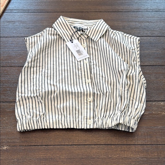 WeWoreWhat Sleevless Popover Shirt Size Small - Picture 3 of 9